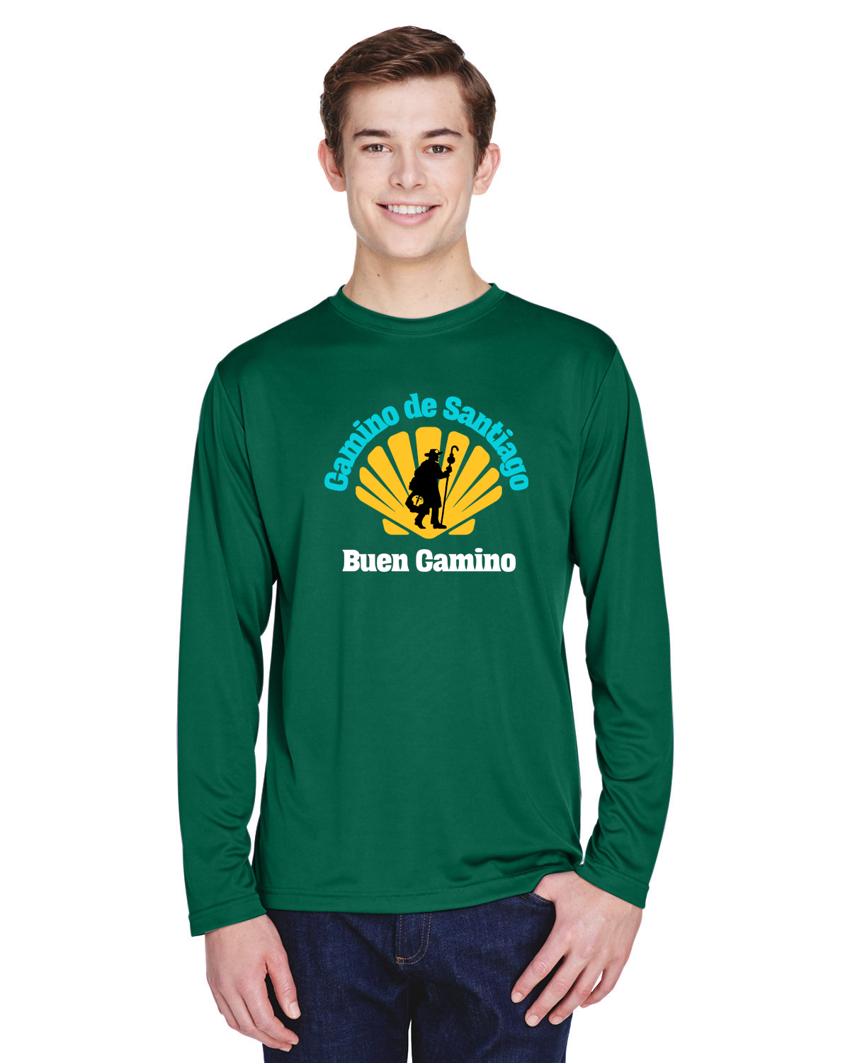 Camino de Santiago - Buen Camino  Performance Long Sleeve Shirt