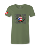 Puerto Rico Flag Female T-shirt