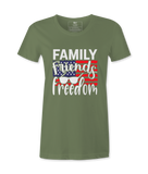 Family,  Friends, Freedom - T-shirt