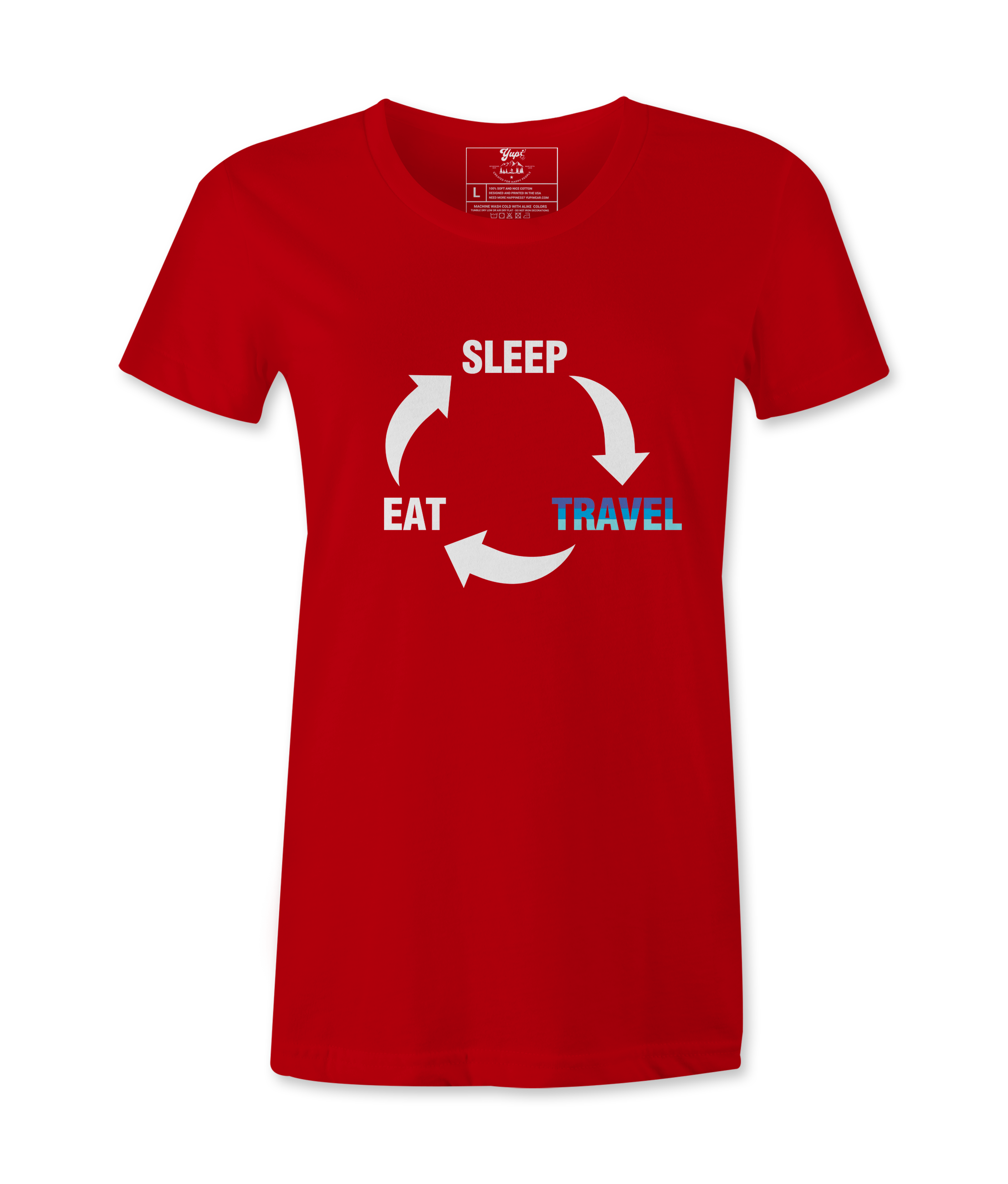 Eat Sleep Travel - T-shirt