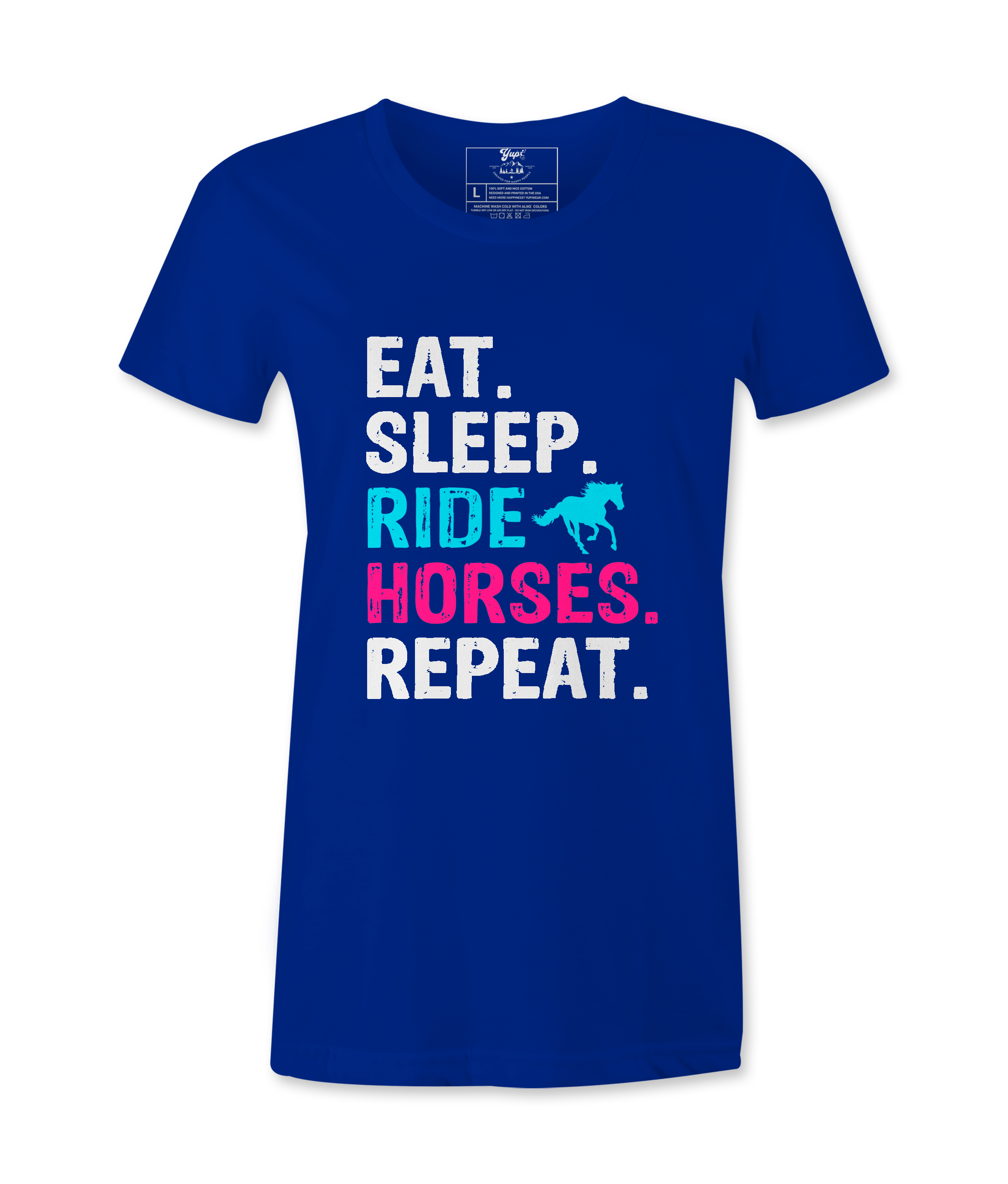 Eat Sleep Ride Horses Repeat - T-shirt