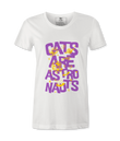 Cats Are Austronauts Female T-shirt