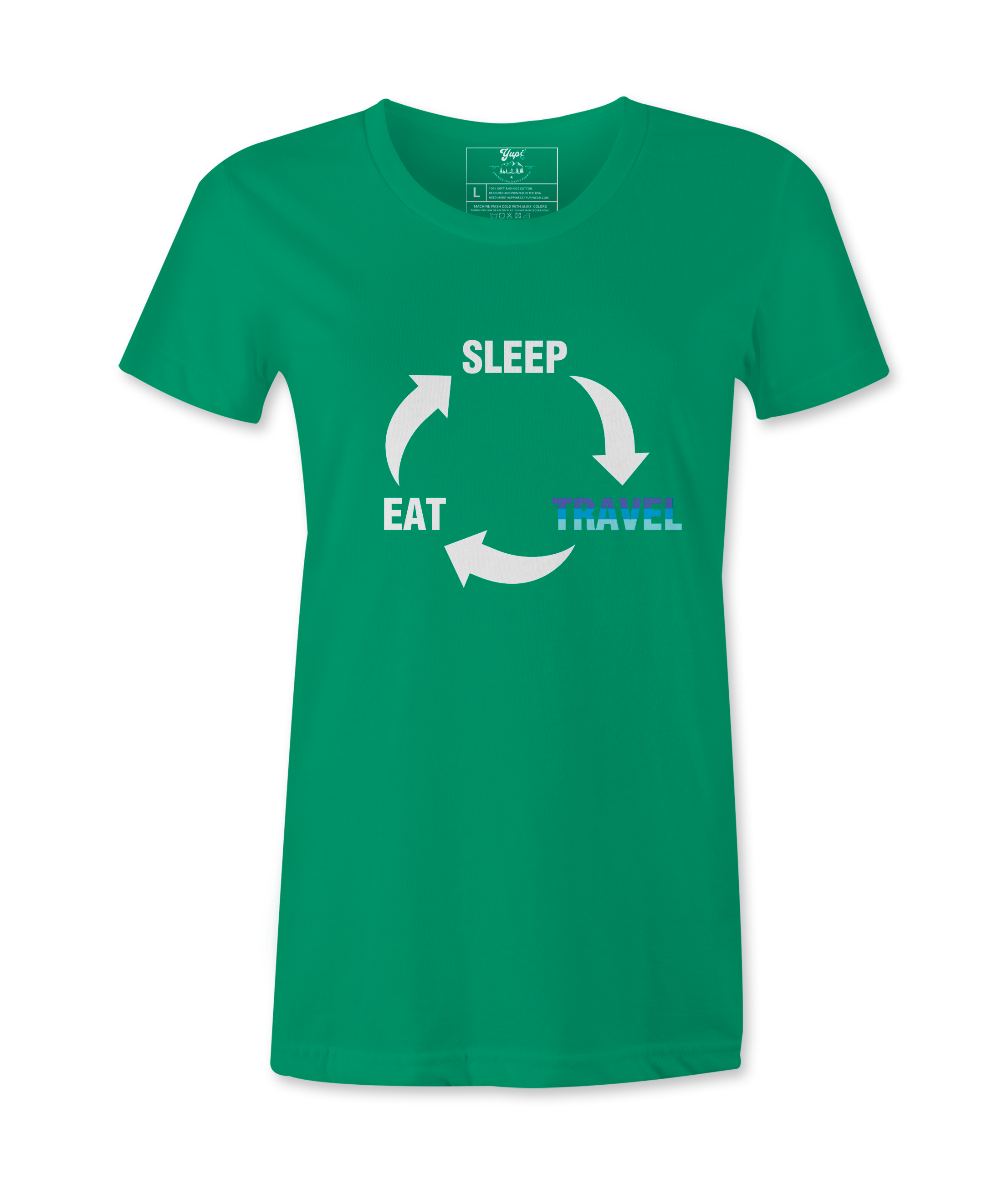 Eat Sleep Travel - T-shirt