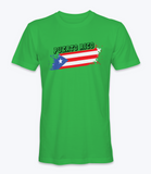 Puerto Rico Island and Flag T-Shirt