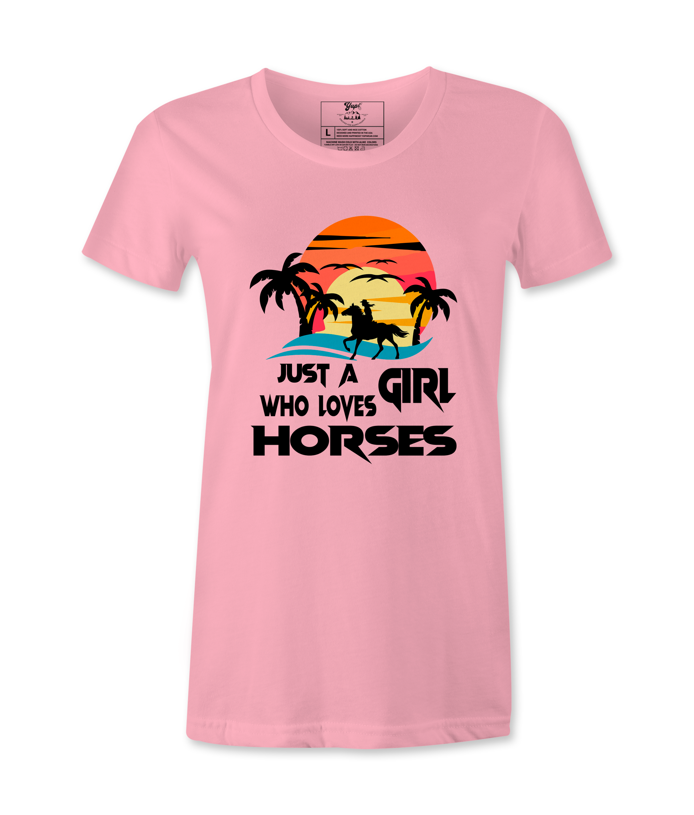 Just Who Loves Horses - T-Shirt