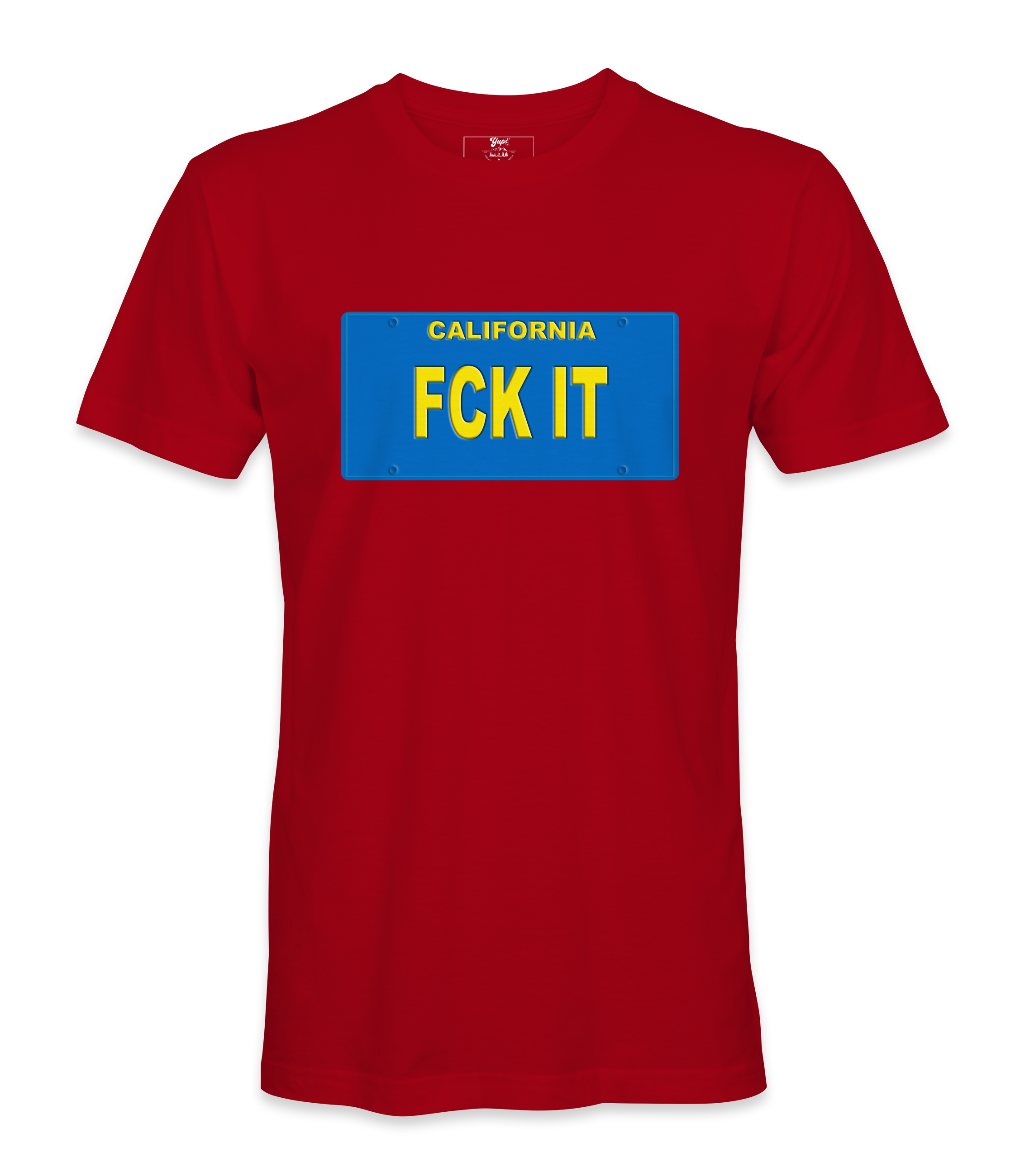 FCK IT  License Plate T=Shirt