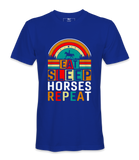 Eat Sleep Horses Repeat. - T-shirt