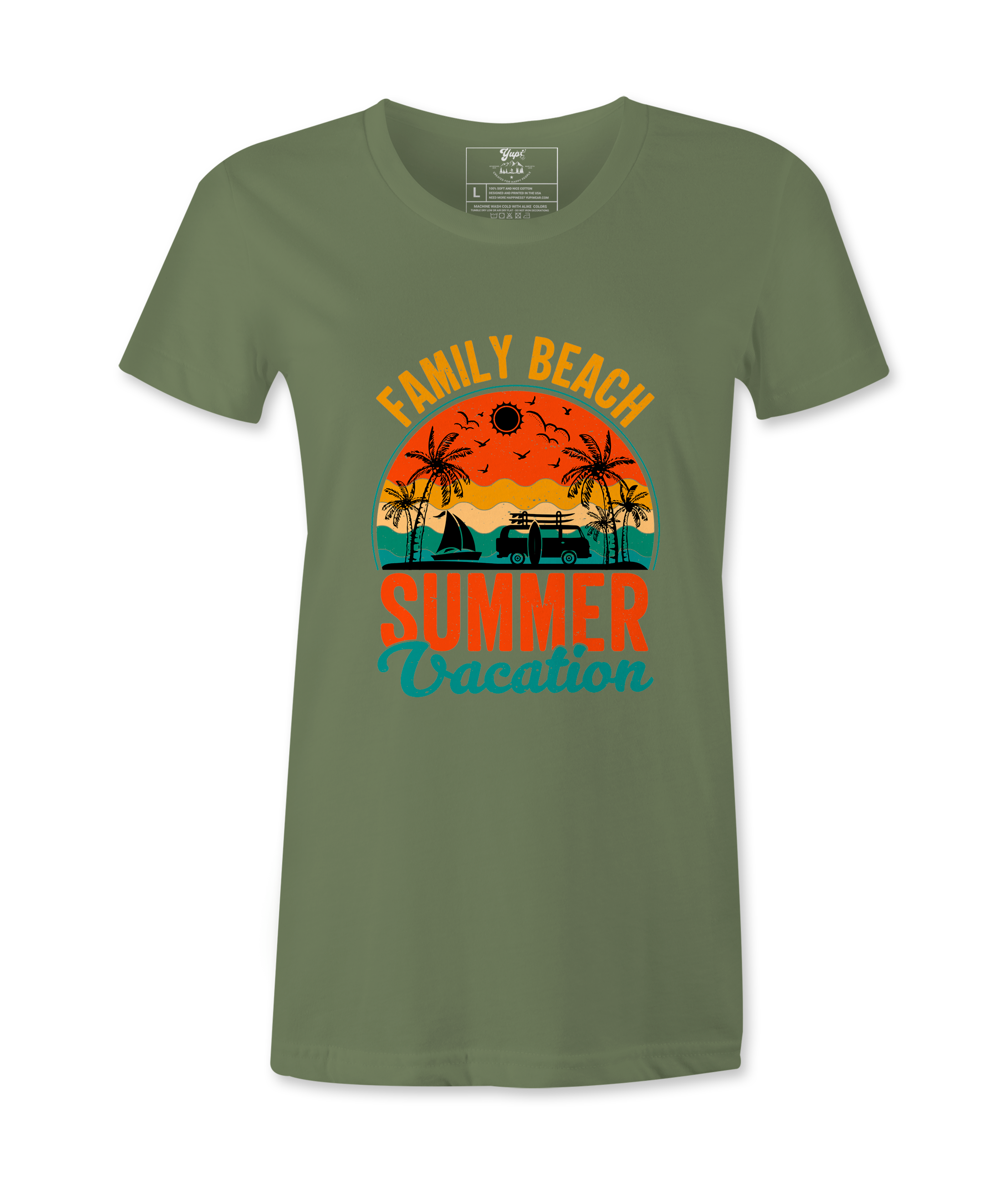 Family Beach Summer - T-shirt