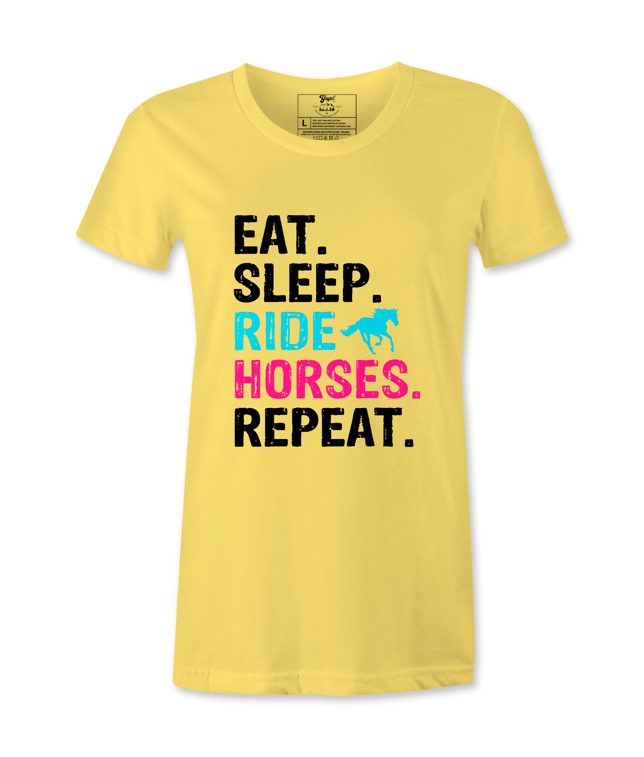 Eat Sleep Ride Horses Repeat - T-shirt