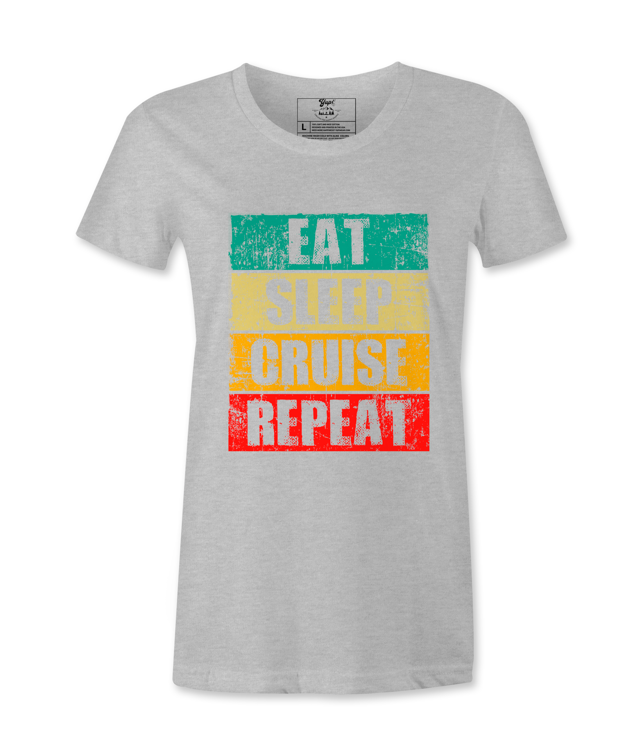 Eat Sleep Cruise Repeat  - T-shirt