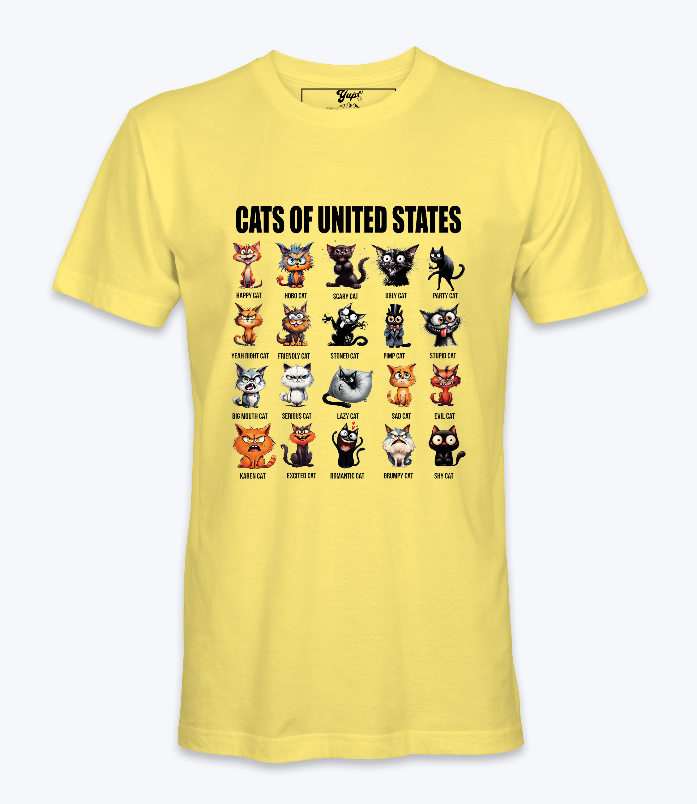 Cats of USA - T-shirt