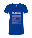 Grandma Nutrition Facts -T-Shirt