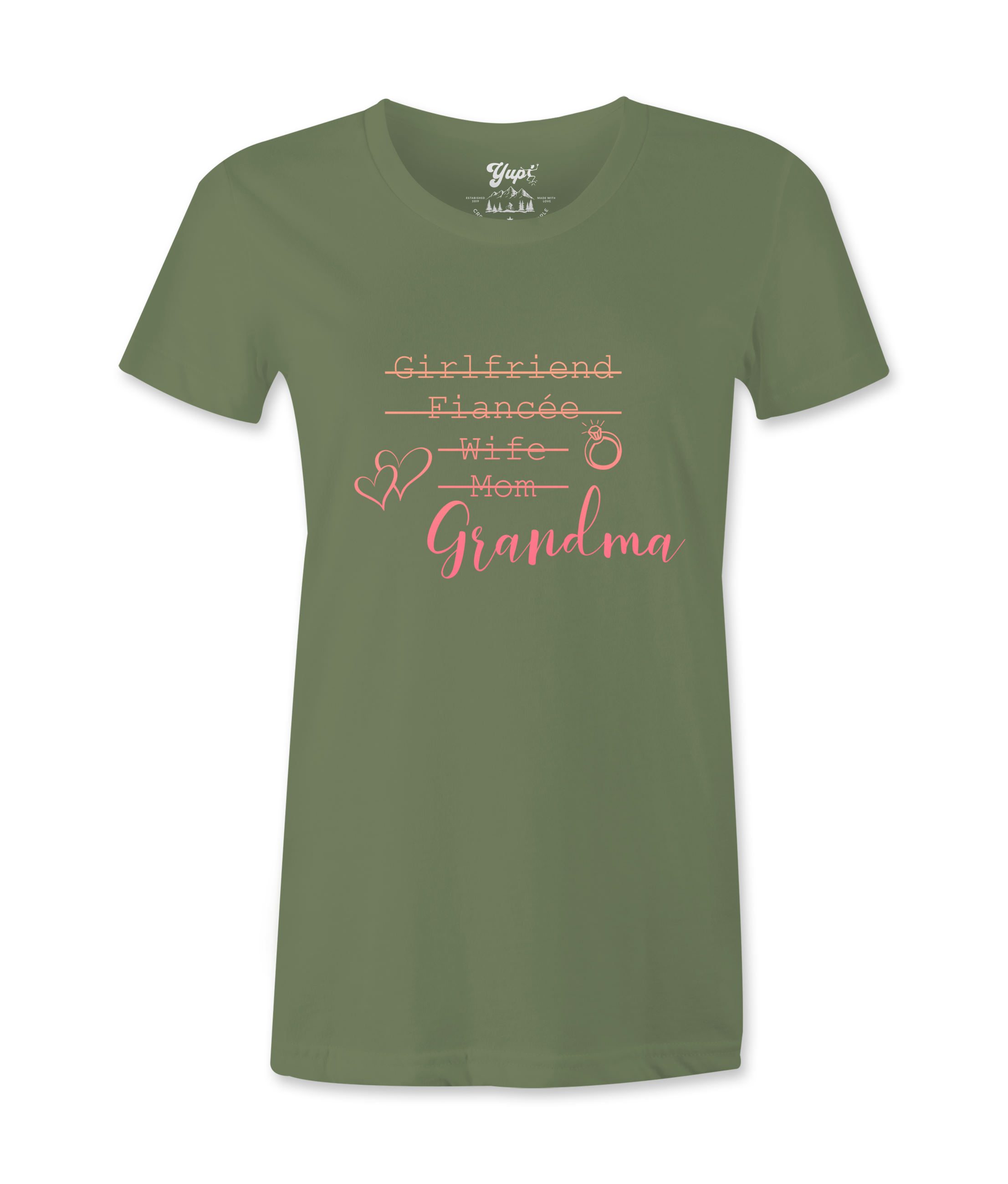 Girlfriend, Fiance, Wife -T-Shirt