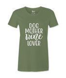 Dog Mother White Lover  -T-shirt