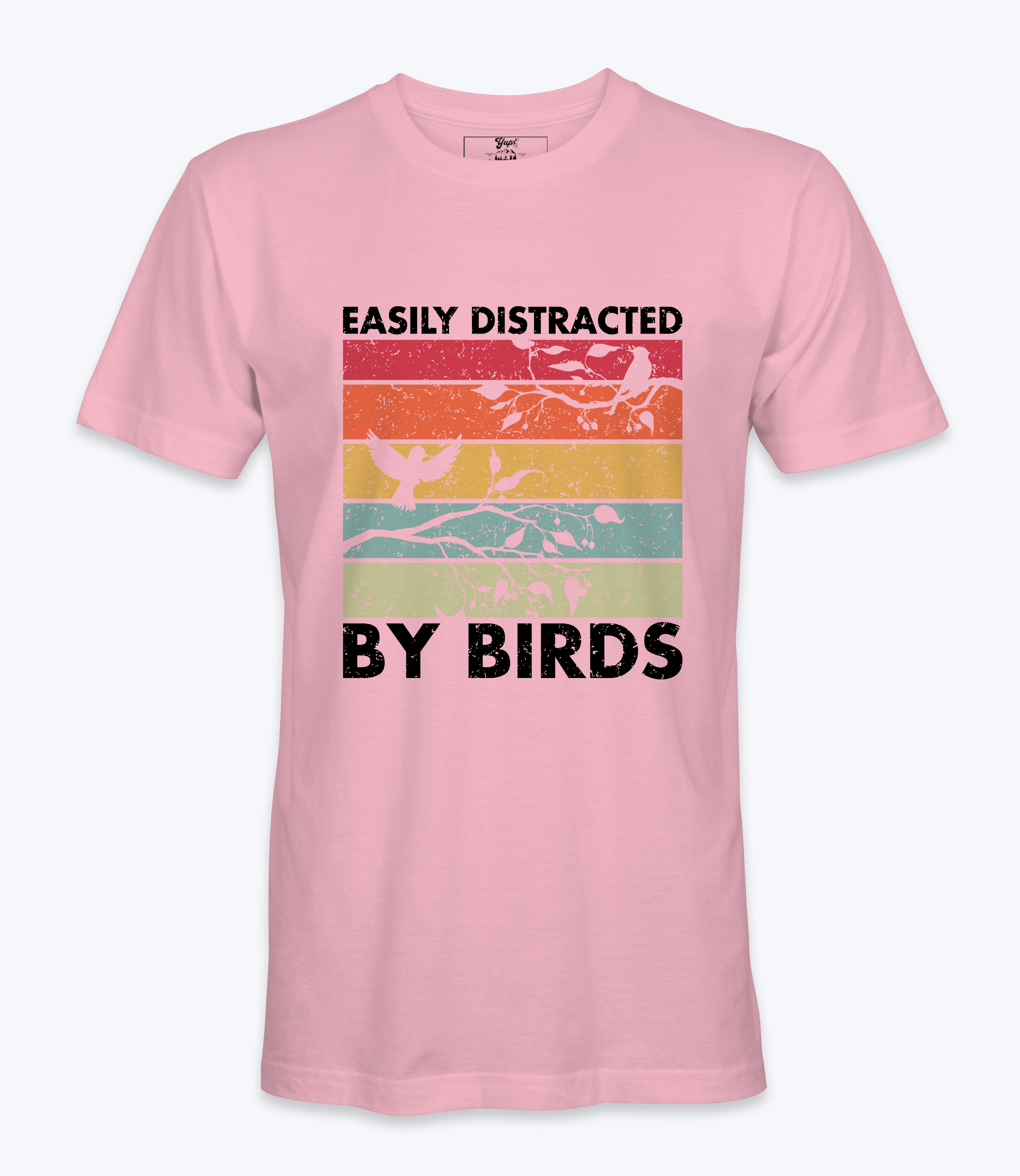 Easily Distracted By Birds - Male  Tshirt