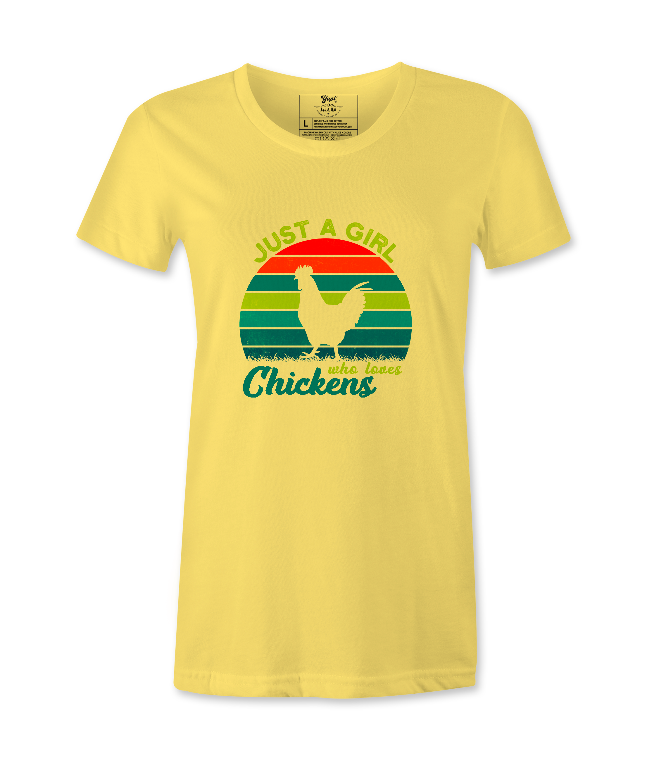 Just A Girl Who Loves Chickens - T-shirt