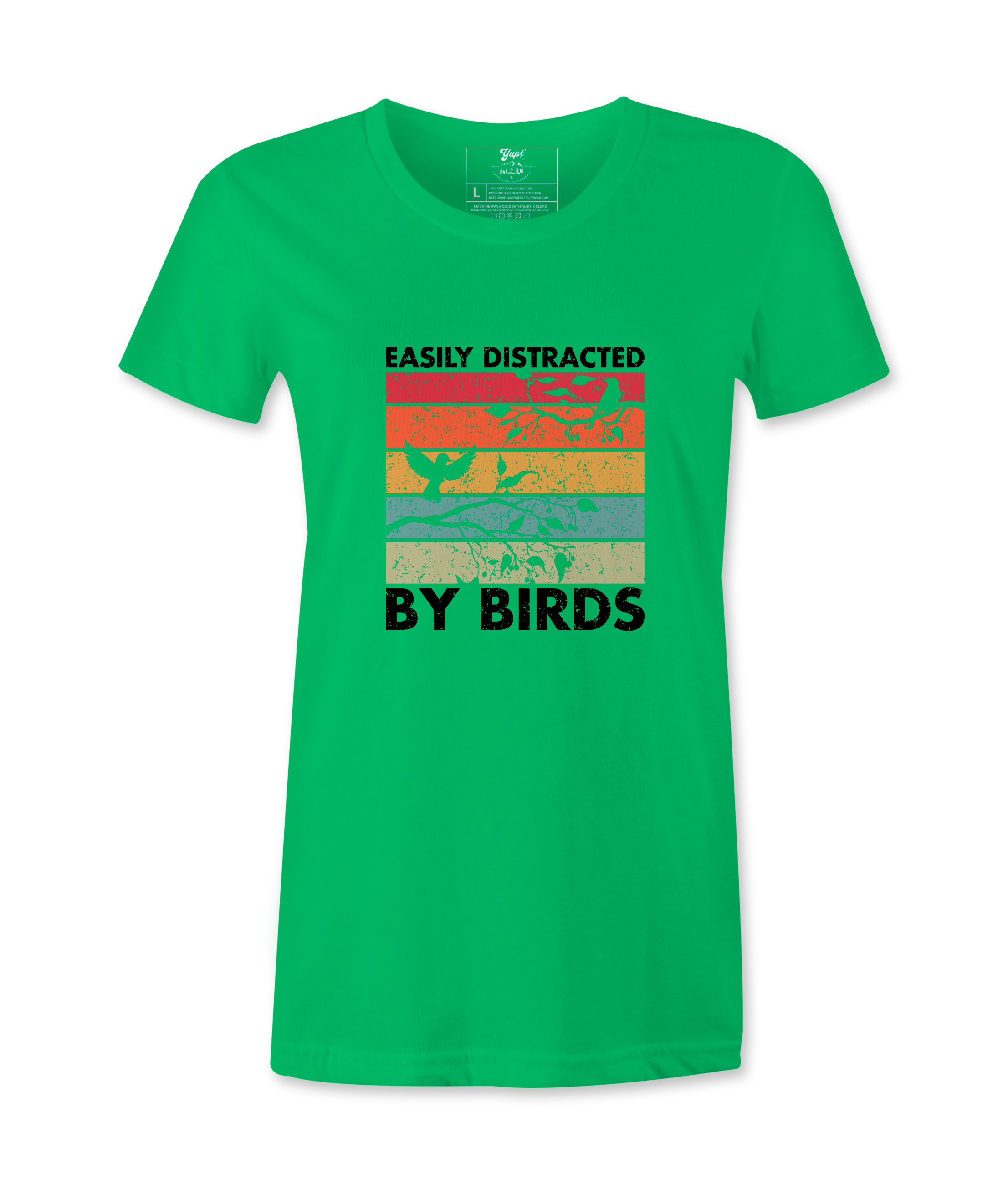 Easily Distracted By Birds - Female  Tshirt