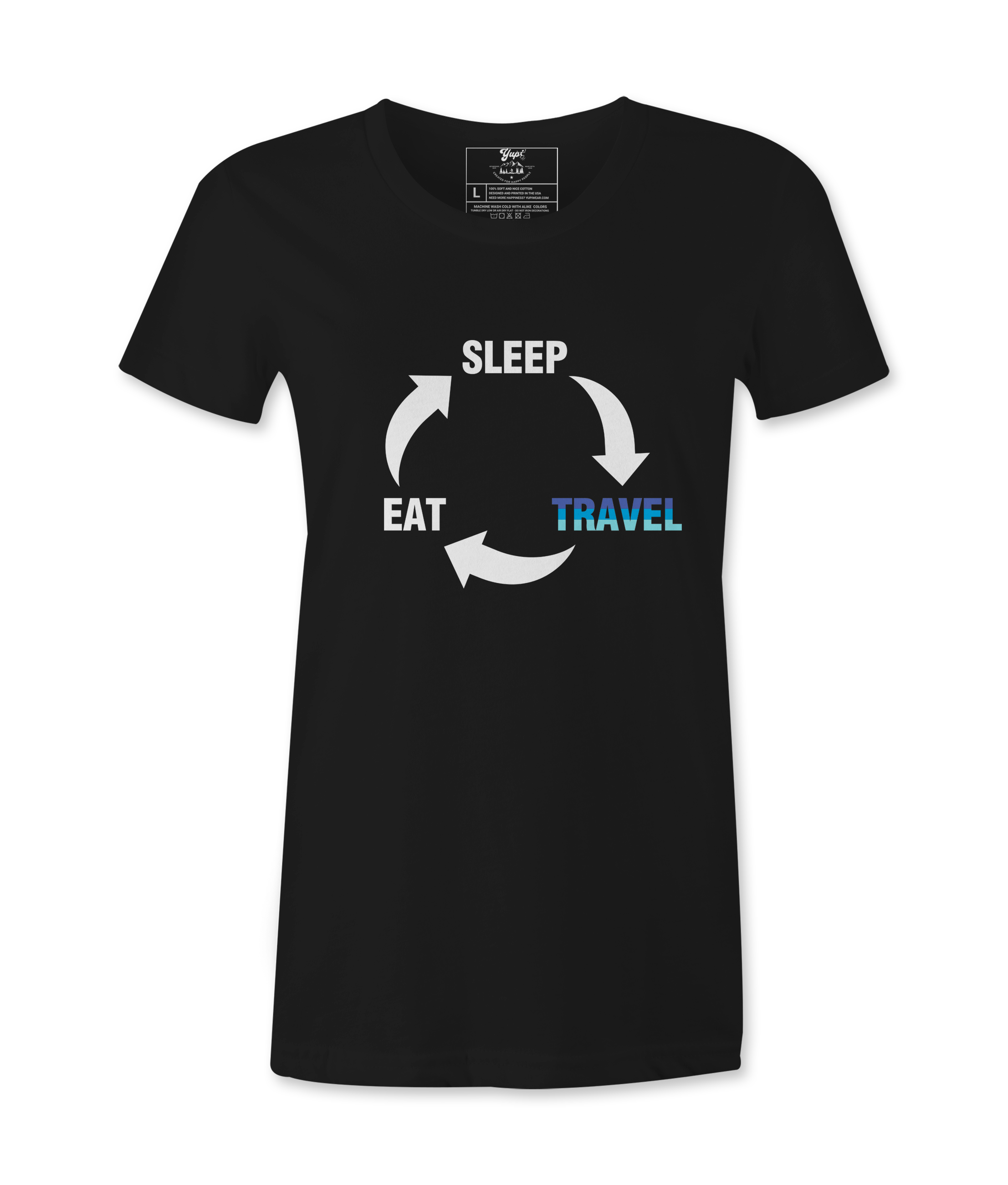 Eat Sleep Travel - T-shirt