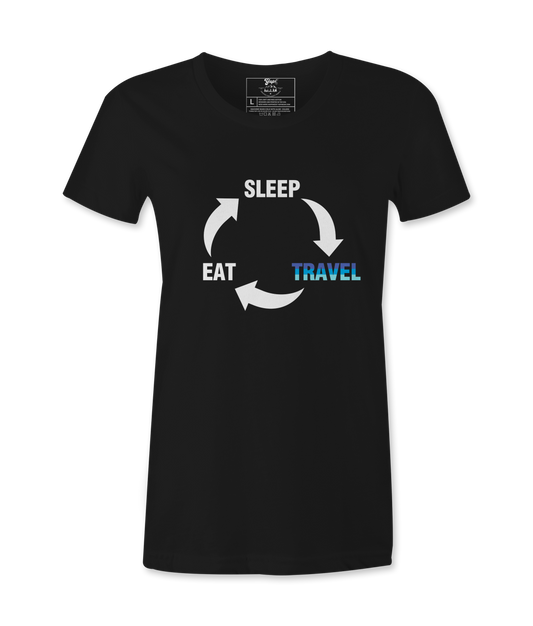 Eat Sleep Travel - T-shirt