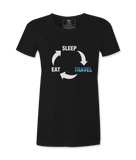 Eat Sleep Travel - T-shirt