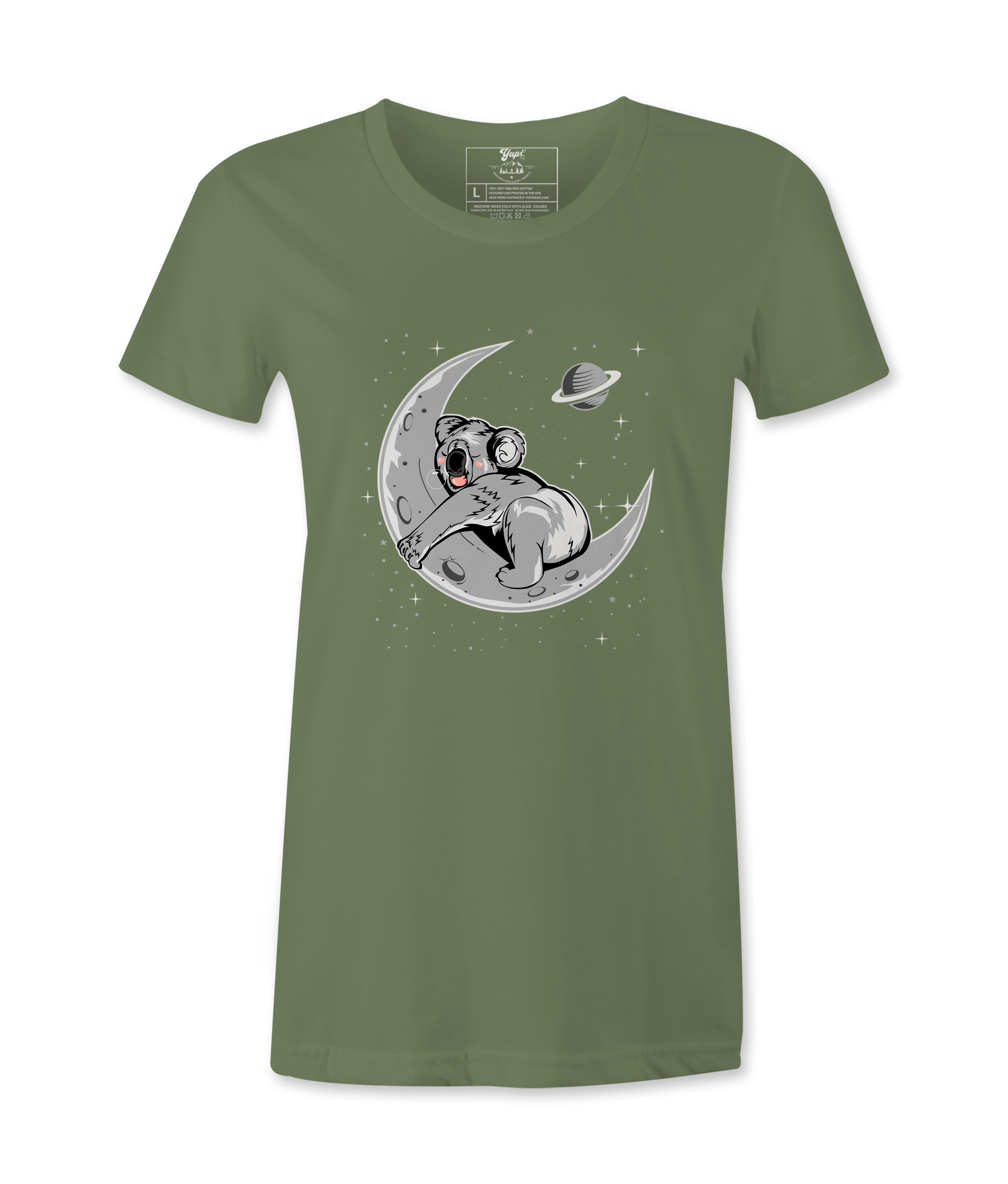 Bear On The Moon - T-shirt