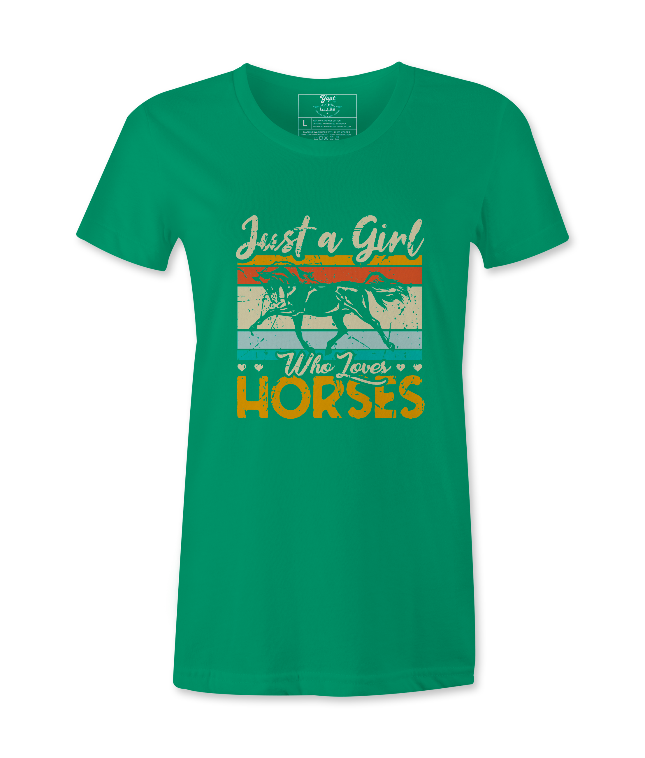 Just A Girl Who Loves Horses - T-Shirt