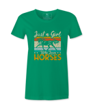 Just A Girl Who Loves Horses - T-Shirt