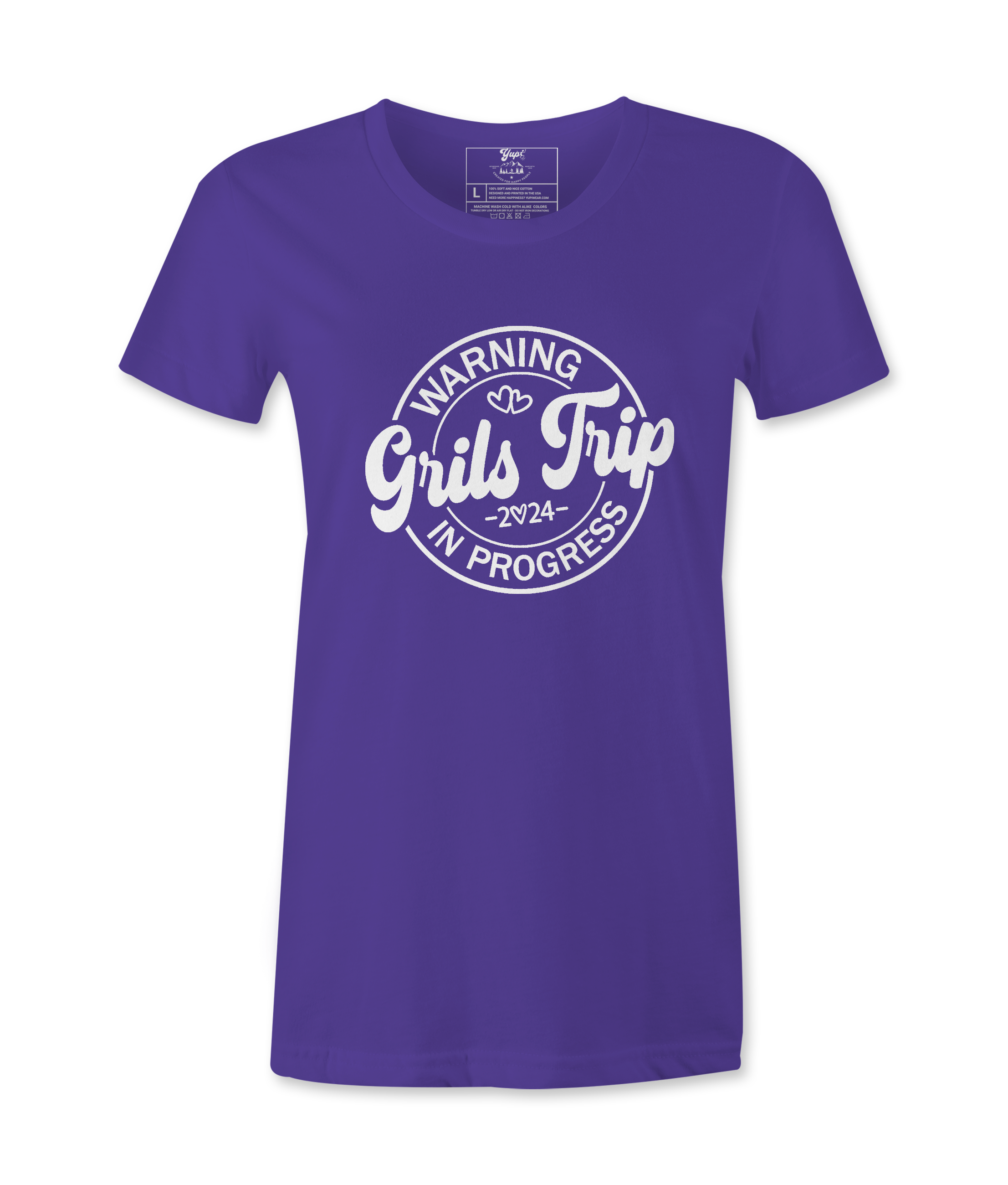 Warning Girls Trip 2024 - T-shirt